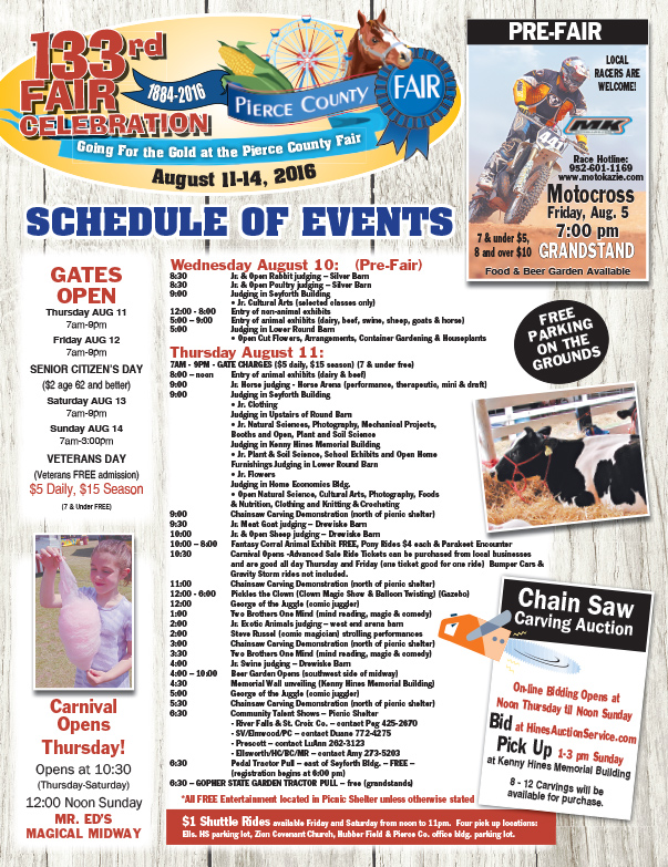 Pierce County Fair We-Prints Plus Newspaper Insert, Any Door Marketing