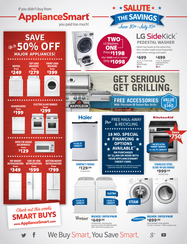ApplianceSmart We-Prints Plus Newspaper Insert, Any Door Marketing