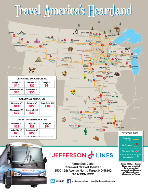 Jefferson Lines We-Prints Plus Newspaper Insert, Any Door Marketing