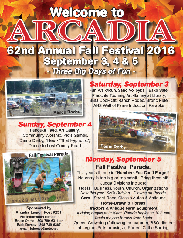 Arcadia Fall Festival We-Prints Plus Newspaper Insert by Any Door Marketing