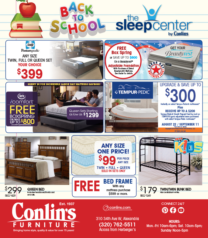 Conlin's Furniture We-Prints Plus Newspaper Insert by Any Door Marketing