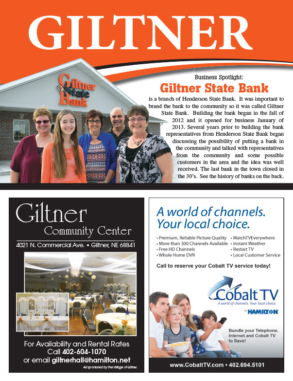 Giltner We-Prints Plus Newspaper Insert by Any Door Marketing