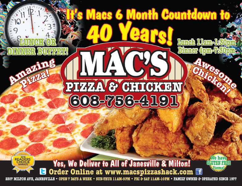 Mac's Pizza We-Prints Plus Newspaper Insert by Any Door Marketing