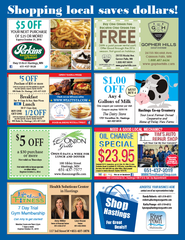 Hastings MN Shop Local We-Prints Plus Newspaper Insert by Any Door Marketing