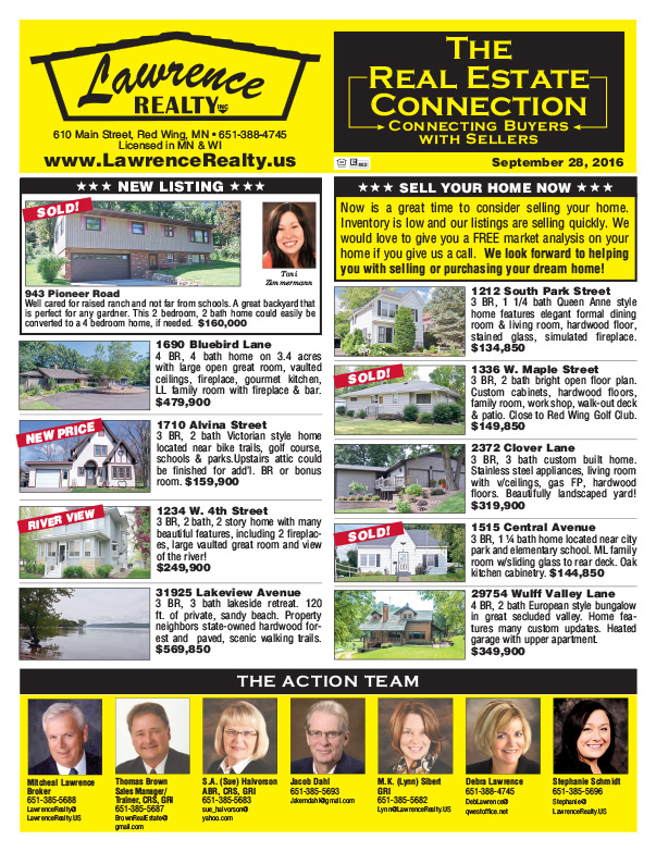 Lawrence Realty We-Prints Plus Newspaper Insert by Any Door Marketing