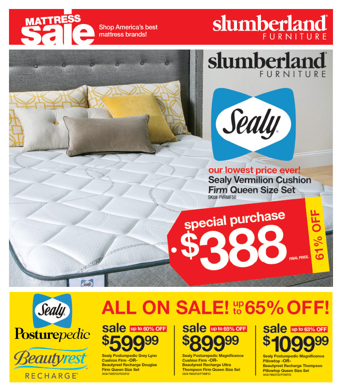 Slumberland Furniture We-Prints Plus Newspaper Insert by Any Door Marketing