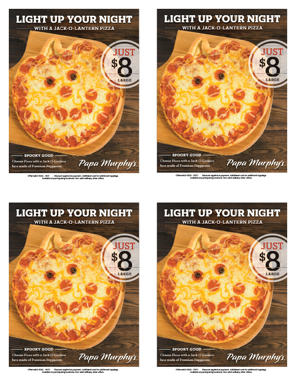 Papa Murphy's Coupons We-Prints Plus Newspaper Insert by Any Door Marketing