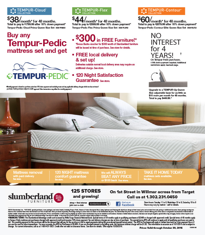 Slumberland Furniture We-Prints Plus Newspaper Insert by Any Door Marketing