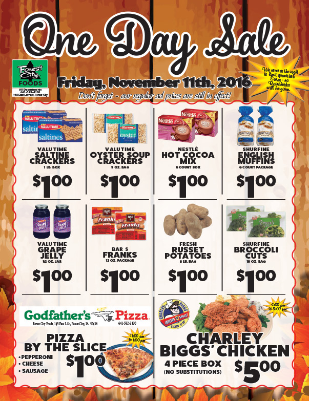 Forest City Foods We-Prints Plus Newspaper Insert by Any Door Marketing
