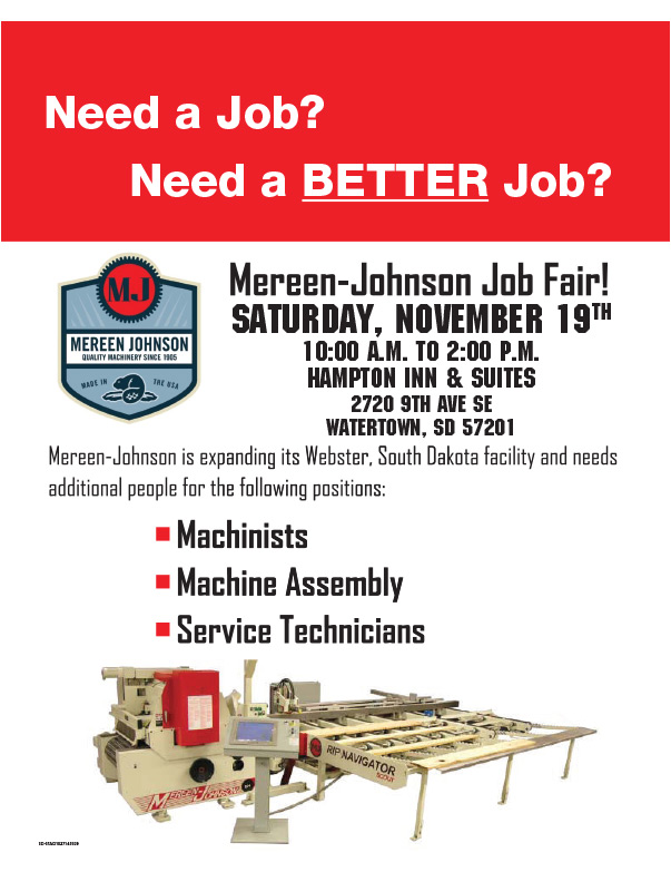 Mereen-Johnson Job Fair We-Prints Plus Newspaper Insert by Any Door Marketing