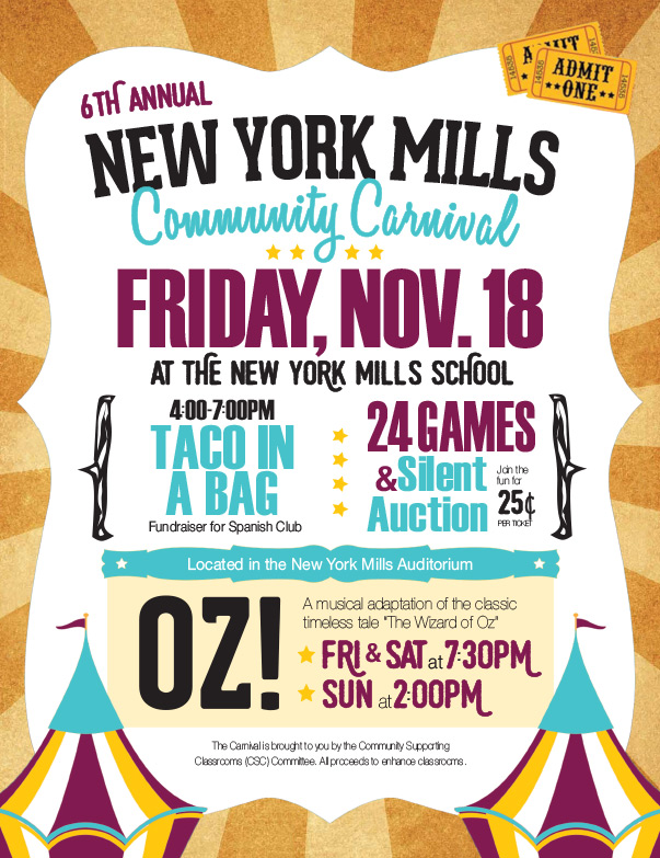 New York Mills Community Carnival We-Prints Plus Newspaper Insert by Any Door Marketing