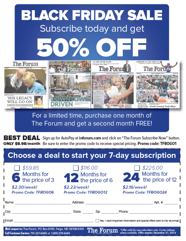 The Forum We-Prints Plus Newspaper Insert by Any Door Marketing