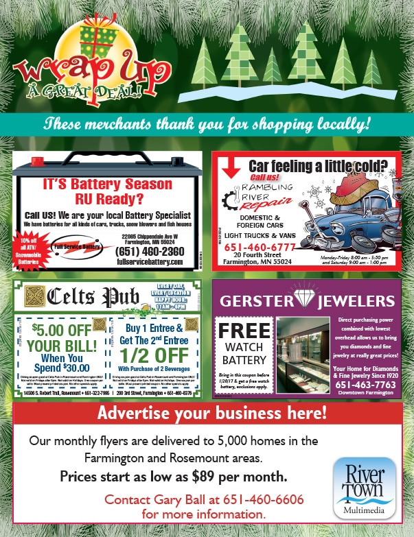 Rivertown Shop Local We-Prints Plus Newspaper Insert by Any Door Marketing