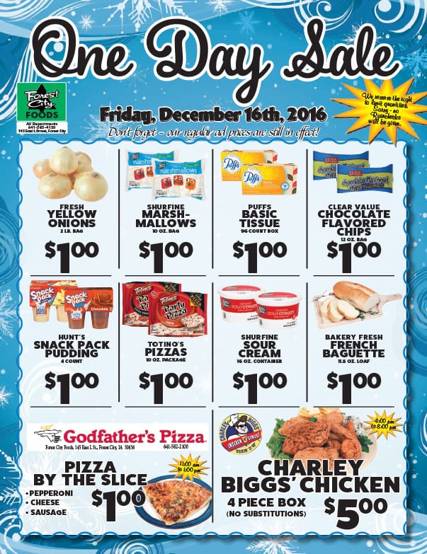 Forest City Foods We-Prints Plus Newspaper Insert by Any Door Marketing