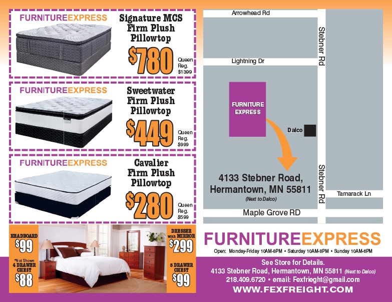 Furniture Express We-Prints Plus Newspaper Insert by Any Door Marketing
