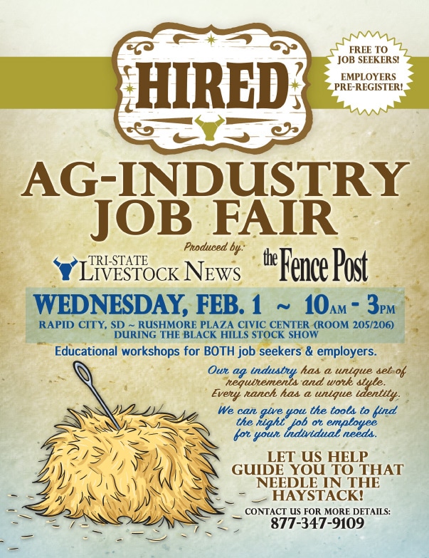 Hired: Ag Industry Job Fair We-Prints Plus Newspaper Insert by Any Door Marketing