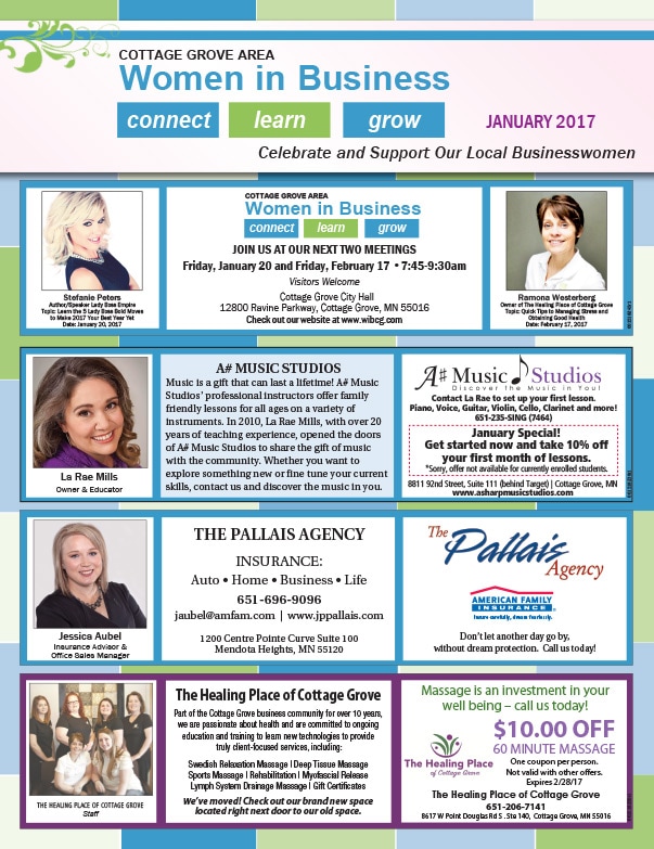 Cottage Grove Women in Business We-Prints Plus Newspaper Insert by Any Door Marketing