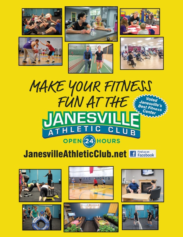 Janesville Athletics Club We-Prints Plus Newspaper Insert Program by Any Door Marketing