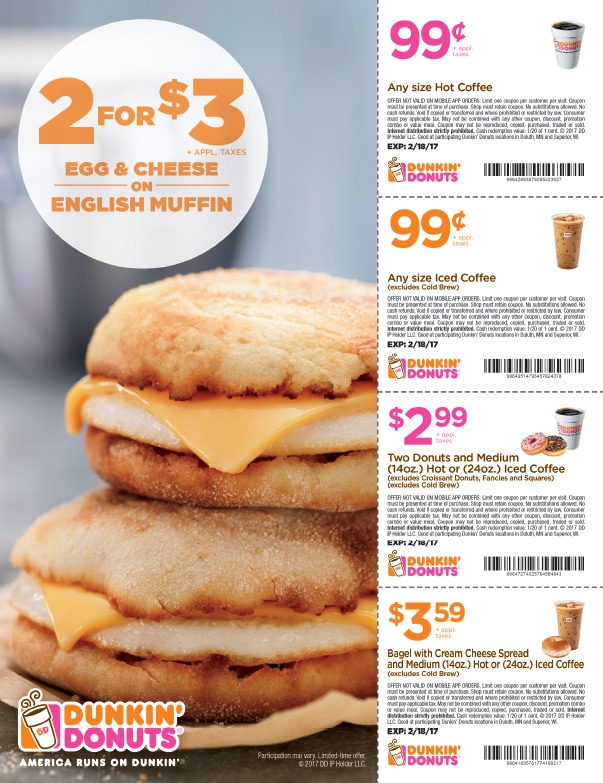 Dunkin Donuts We-Prints Plus Newspaper Insert Program by Any Door Marketing