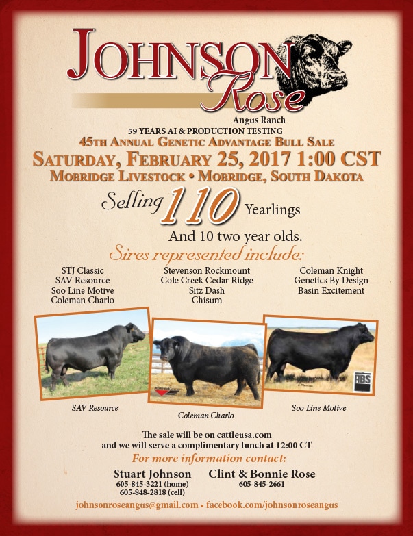 Johnson Rose Angus Ranch We-Prints Plus Newspaper Insert by Any Door Marketing