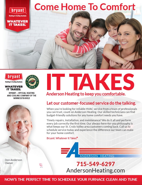 Anderson Heating and Cooling We-Prints Plus Newspaper Insert by Any Door Marketing