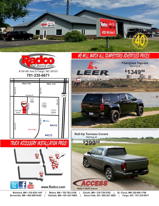 Radco Truck Accessory Center We-Prints Plus Newspaper Insert by Any Door Marketing