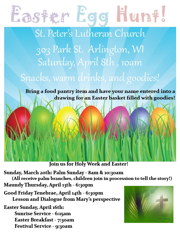 St. Peter's Lutheran Church We-Prints plus Newspaper Insert by Any Door Marketing