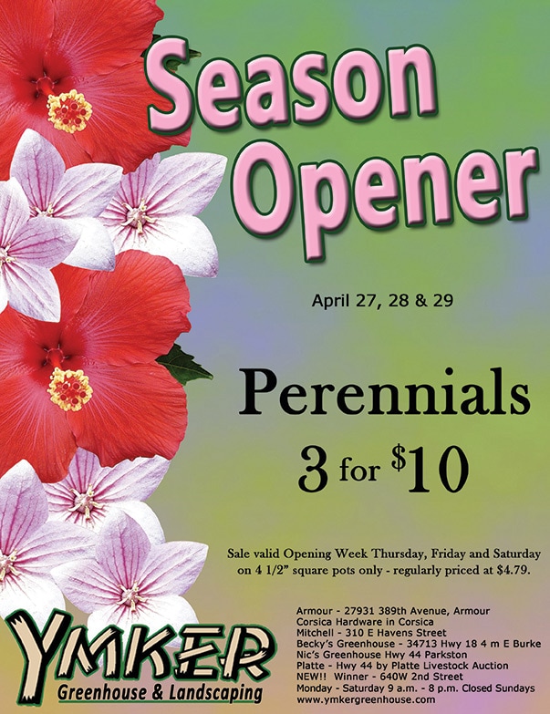 Ymker Greenhouse & Landscaping We-Prints Plus Newspaper Insert by Any Door Marketing