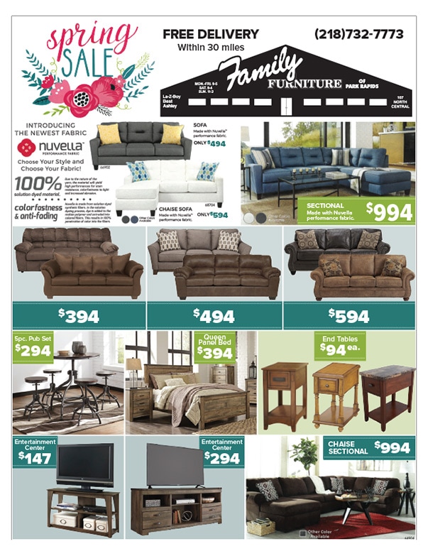 Family Furniture We-Prints Plus Newspaper Insert by Any Door Marketing