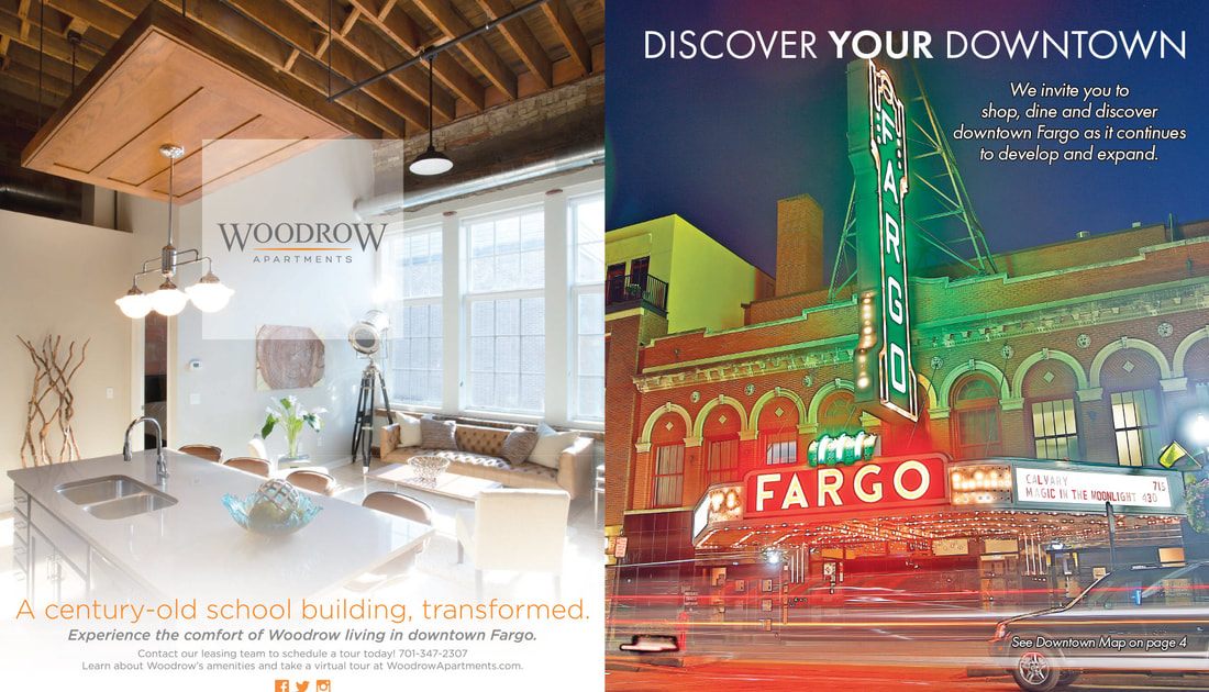 Discover Downtown Fargo We-Prints Plus Newspaper Insert by Any Door Marketing