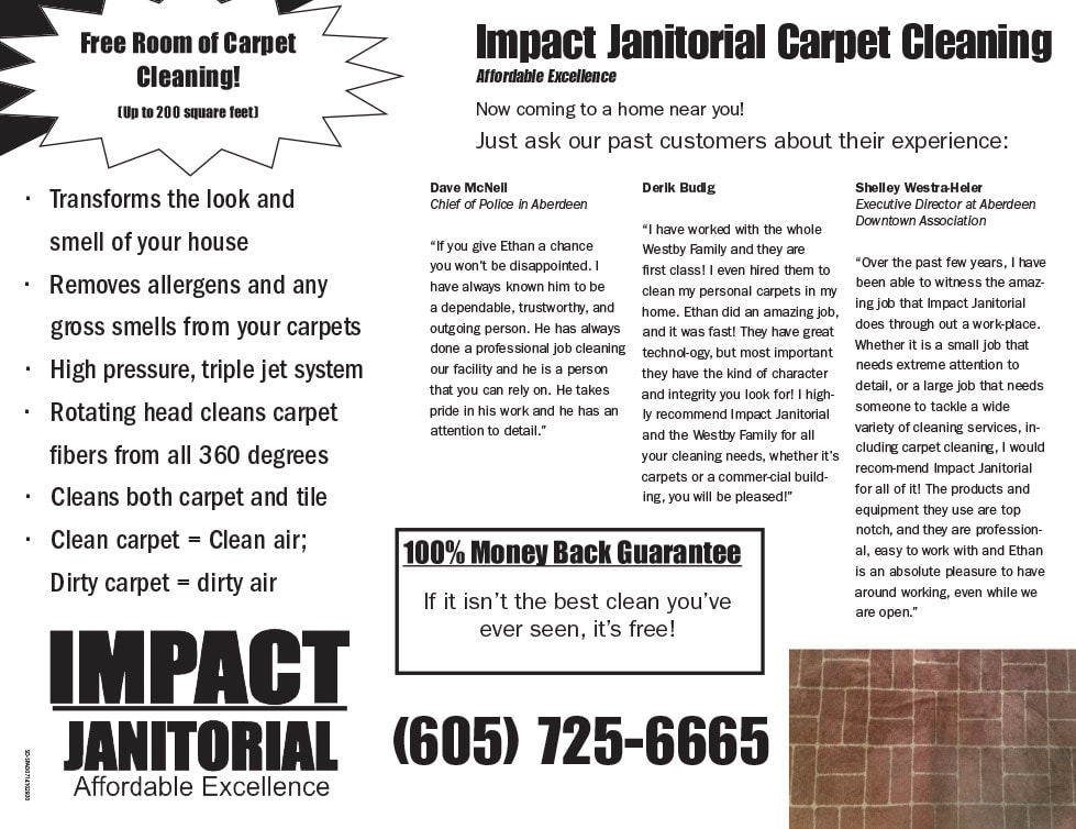 Impact Janitorial We-Prints Plus Newspaper Insert by Any Door Marketing