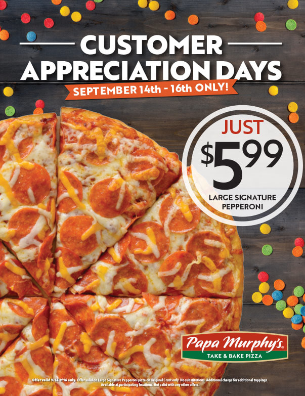 Papa Murphy's Pizza We-Prints Plus Newspaper Insert by Any Door Marketing