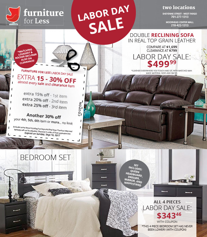 Furniture for Less We-Prints Plus Newspaper Insert by Any Door Marketing