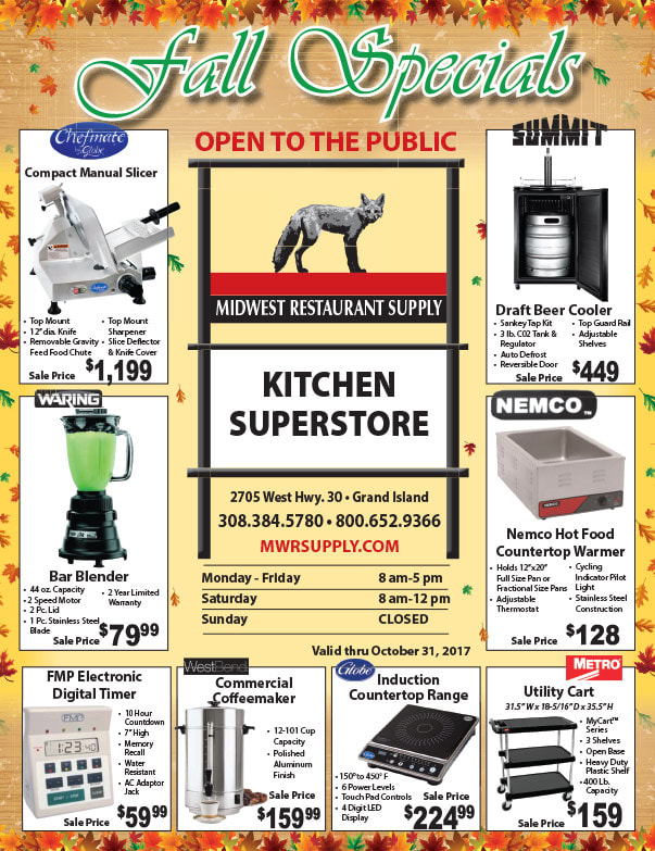 Midwest Restaurant Supply We-Prints Plus Newspaper Insert by Any Door Marketing