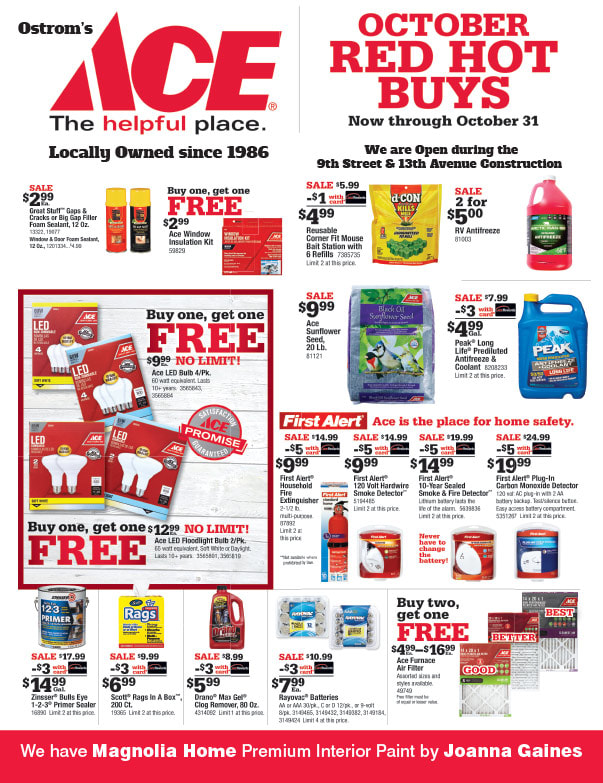 Ostrom's Ace Hardware We-Prints Plus Newspaper Insert by Any Door Marketing