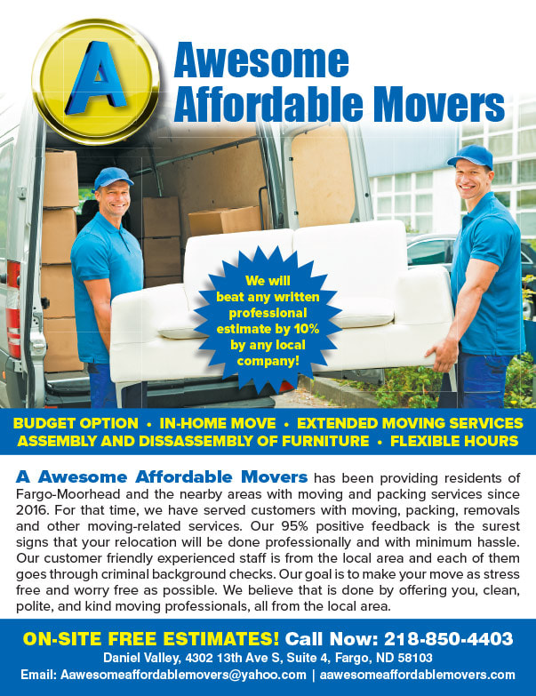 Awesome Affordable Movers We-Prints Plus Newspaper Insert