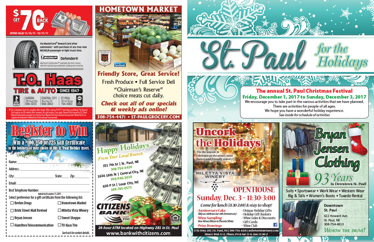 St. Paul Shop Local We-Prints Plus Newspaper Insert