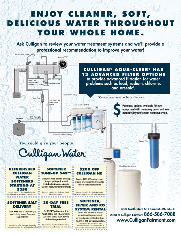 Culligan Water We-Prints Plus Newspaper Inserts brought to you by Any Door Marketing