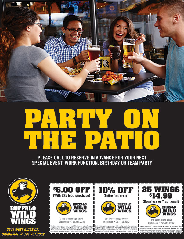 Buffalo Wild Wings We-Prints Plus Newspaper Insert brought to you by Any Door Marketing