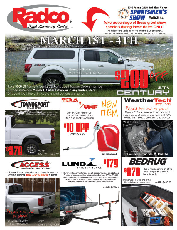 Radco Truck Accessory Center We-Prints Plus Newspaper Insert brought to you by Any Door Marketing
