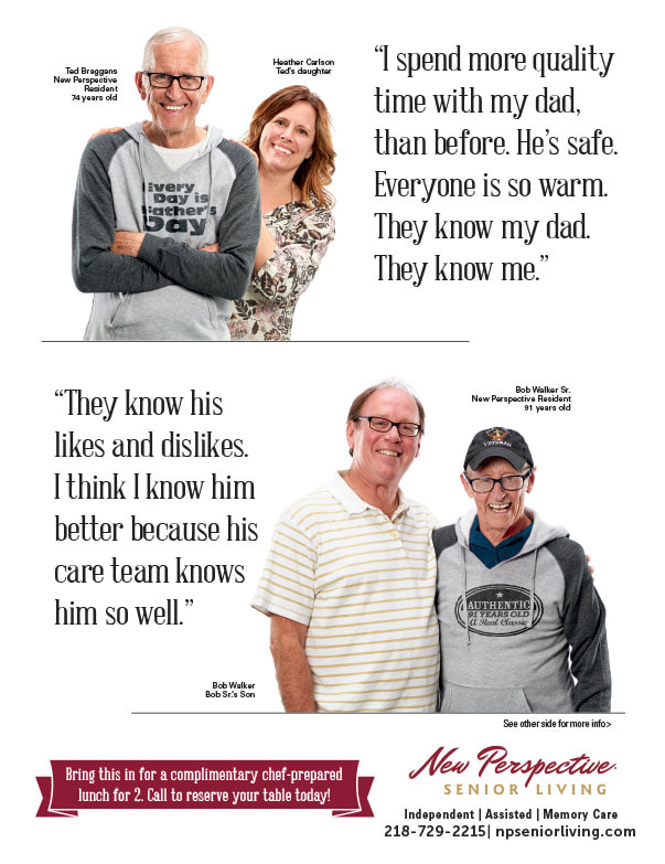 New Perspective Senior Living We-Prints Plus Newspaper Insert brought to you by Any Door Marketing