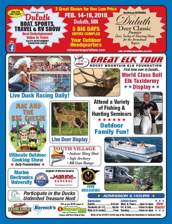 Duluth Boat and Sport Show We-Prints Plus Newspaper Insert brought to you by Any Door Marketing