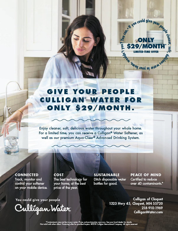 Culligan Water We-Prints Newspaper Insert brought to you by Any Door Marketing