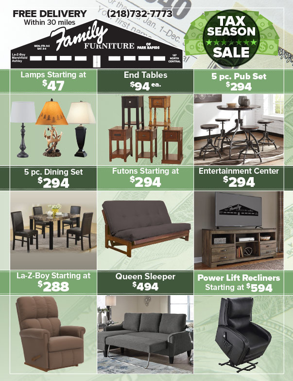 Family Furniture We-Prints Plus Newspaper Insert brought to you by Any Door Marketing