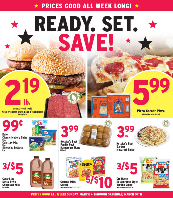 Kessler's Grocery We-Prints Plus Newspaper Insert brought to you by Any Door Marketing