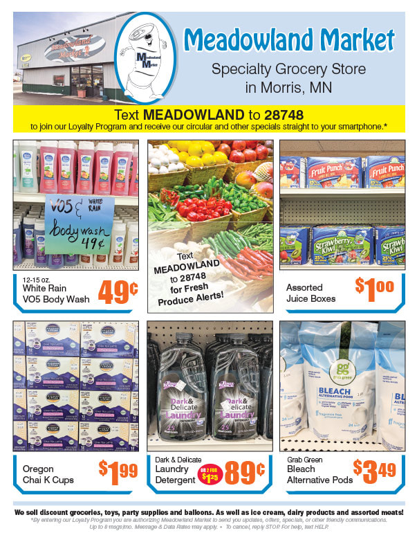 Meadowland Market We-Prints Plus Newspaper Insert brought to you by Any Door Marketing
