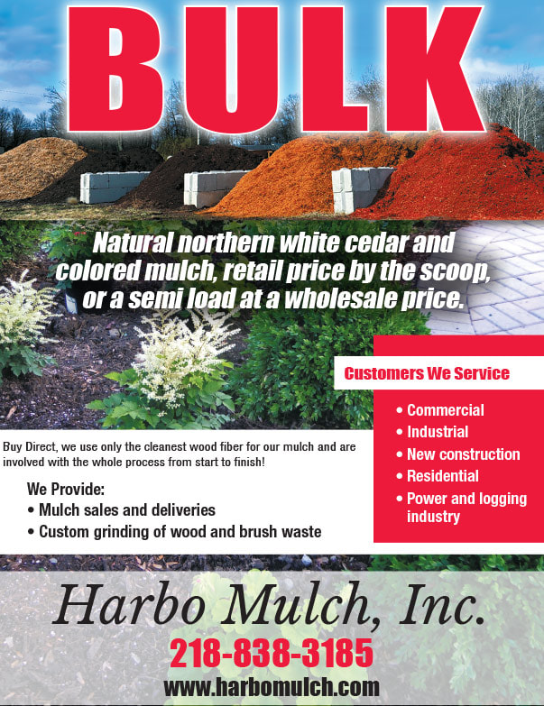 Harbo Mulch We-Prints Plus Newspaper Insert brought to you by Any Door Marketing