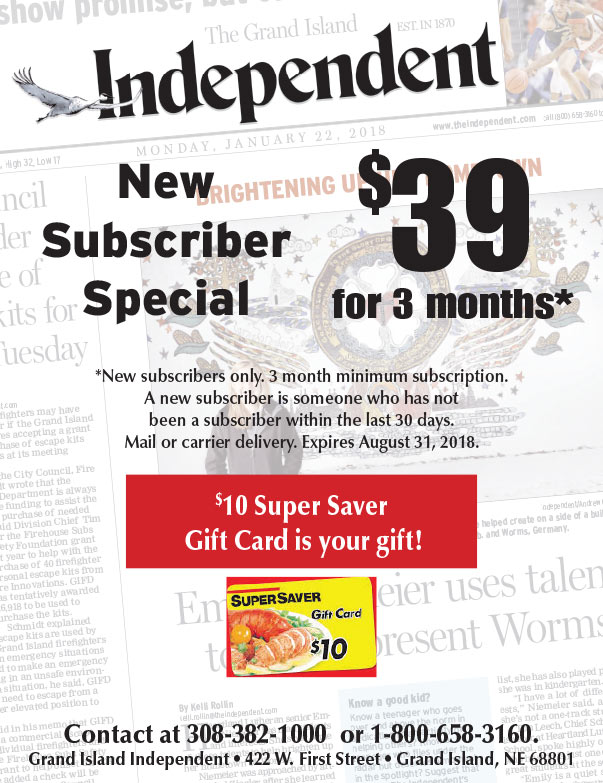 Grand Island Independent We-Prints Plus Newspaper Insert brought to you by Any Door Marketing