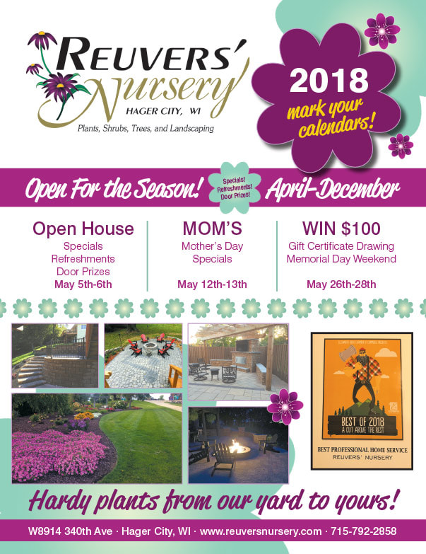 Reuvers Nursery We-Prints Plus Newspaper Insert brought to you by Any Door Marketing