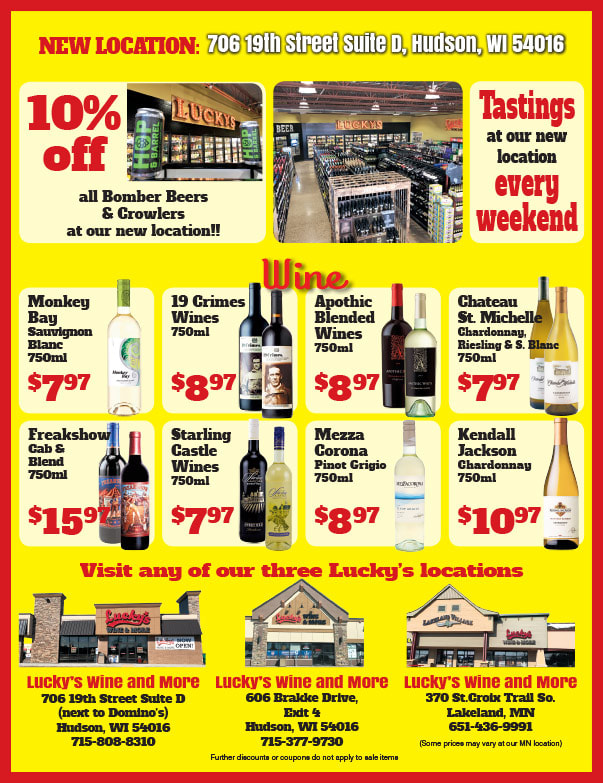 Lucky's We-Prints Plus Newspaper Insert brought to you by Any Door Marketing
